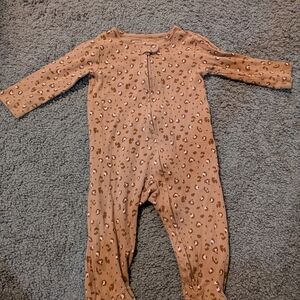 Carter's Animal Print Footed Pajamas